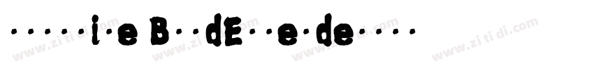 urostile BoldExtende字体转换